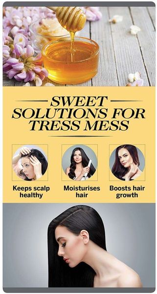 Benefici del miele per i tuoi capelli