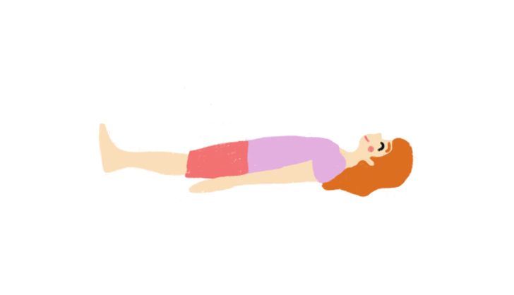 tư thế yoga cho trẻ em nghỉ ngơi tư thế xác chết
