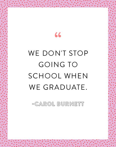 Înapoi la școală citate Carol Burnett
