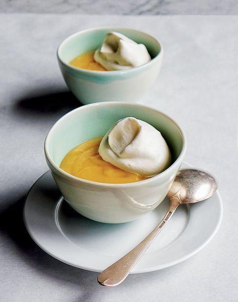 весенние десерты лимонный творог со взбитыми сливками рецепт
