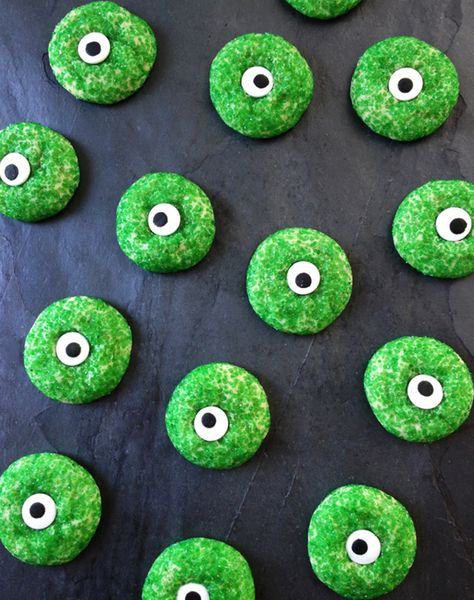 halloween cookies Halloween Eyeball Cukrové cookies