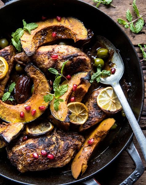 кабоча сквош рецепти на тигању печена мароканска пилетина и рецепт за тагине са маслинама