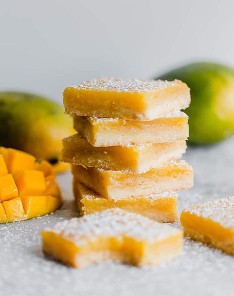 Mango recipes Mango Lemon Bars Recipe 1