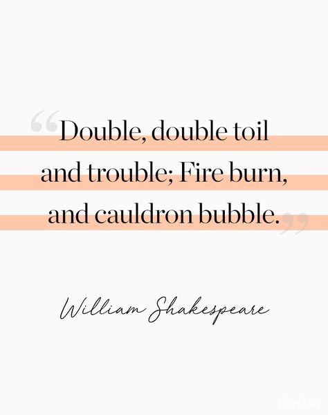 Halloween Quote William Shakespeare