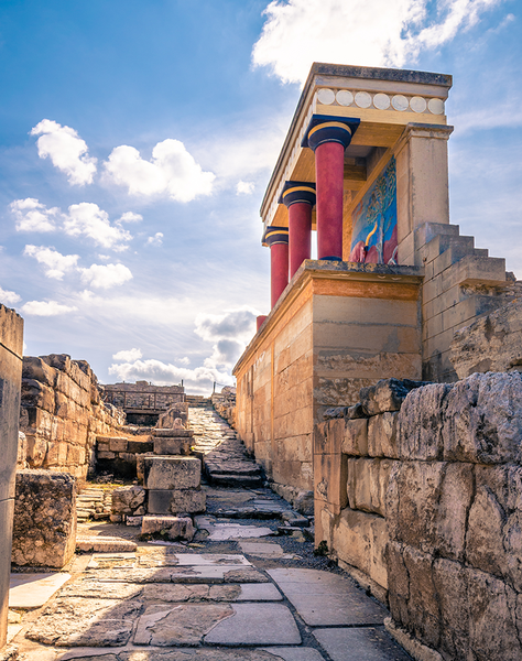 7. ວັງ Knossos ruins ຢູ່ Crete ປະເທດເກຣັກ